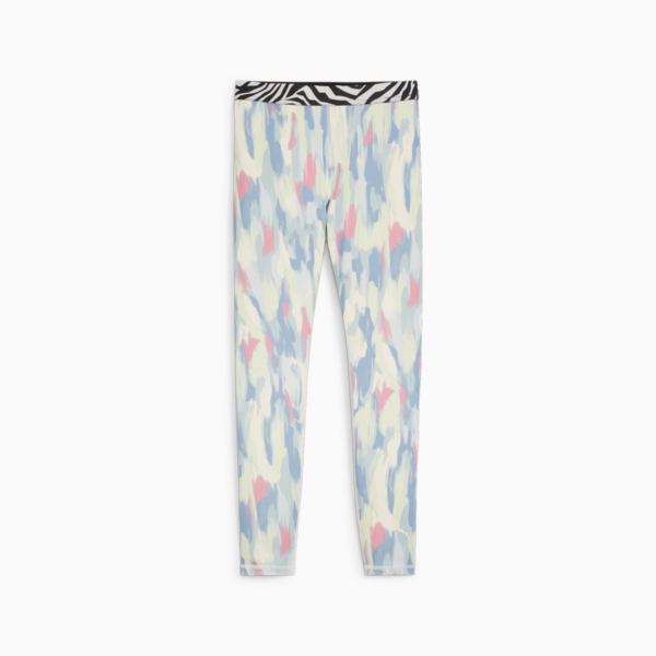 Calzas DE TRAINING ANIMAL REMIX DE TALLE ALTO CON PERNERA DE 7/8, Turquoise Surf, large-ARG