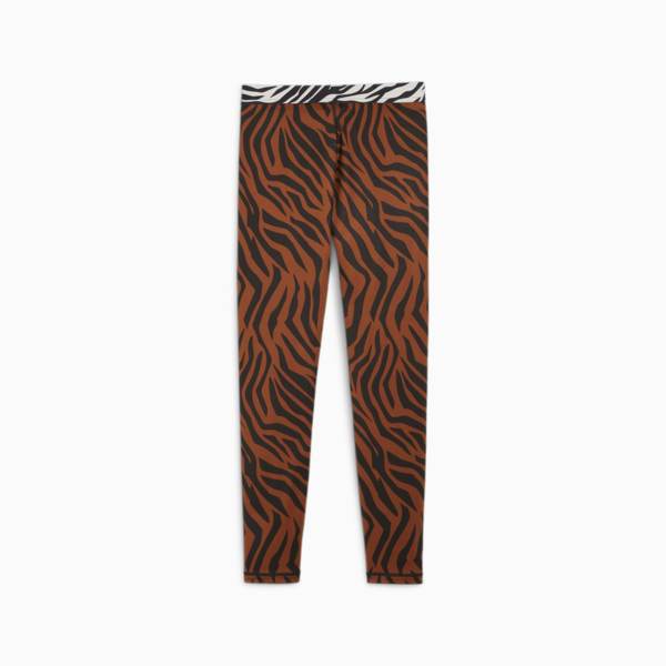 Calzas DE TRAINING ANIMAL REMIX DE TALLE ALTO CON PERNERA DE 7/8, Teak, large-ARG