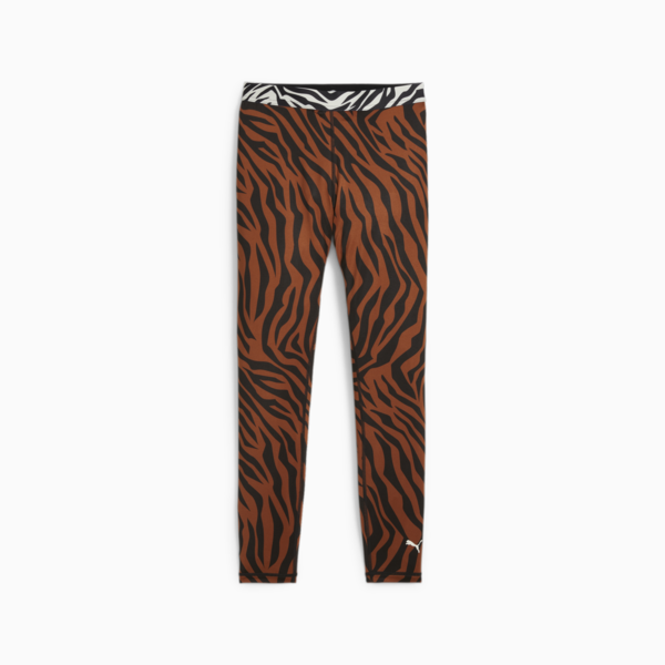 Calzas DE TRAINING ANIMAL REMIX DE TALLE ALTO CON PERNERA DE 7/8, Teak, large-ARG
