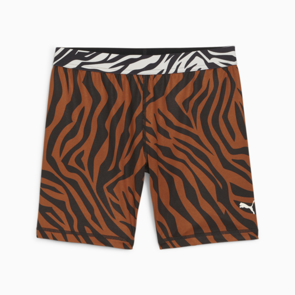 Shorts de ciclismo ANIMAL REMIX 5" para mujer, Teak, large-ARG