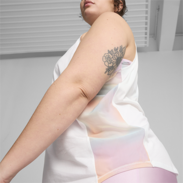 Musculosa de entrenamiento SUMMER DAZE para mujer, PUMA White, large-ARG
