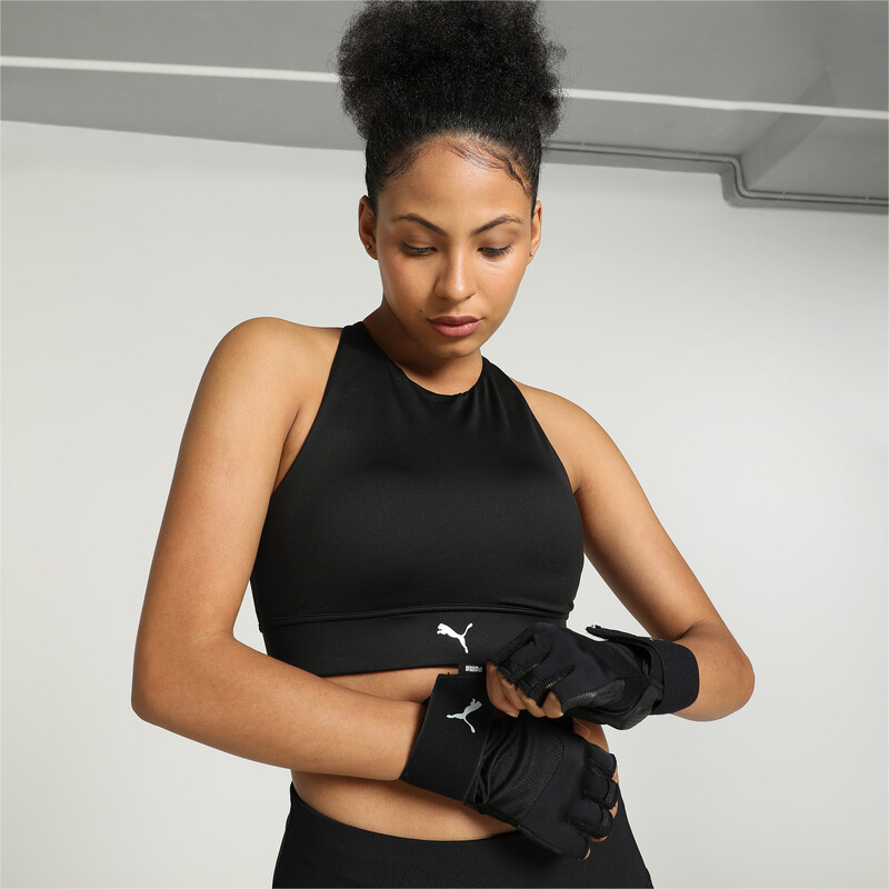 Women's PUMA PWR EVERSCULPT Training Bra in Black size XS