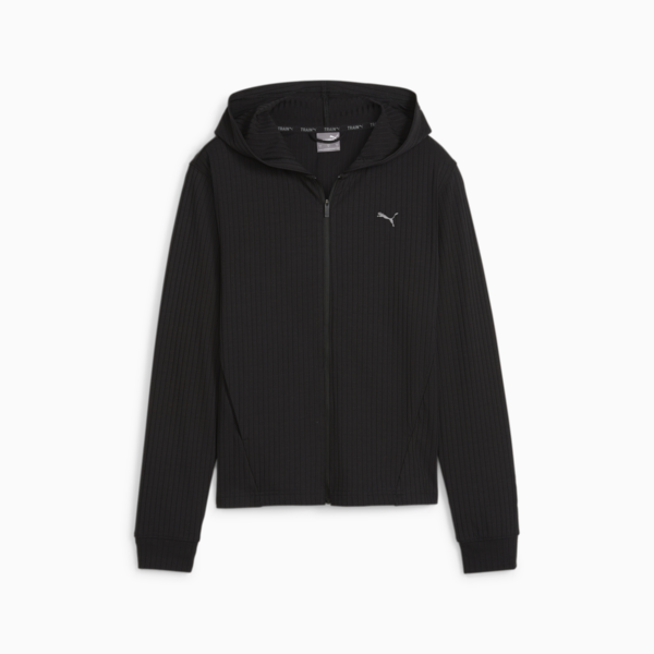 UNWIND STUDIO Women's Hoodie, PUMA Black, large-ZAF