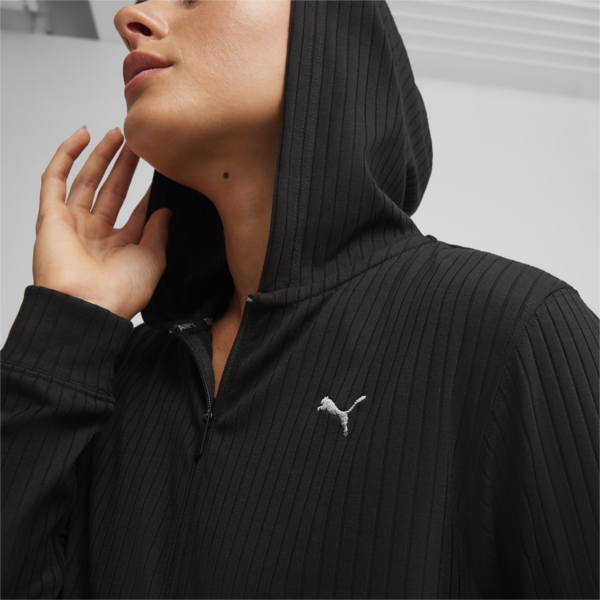 UNWIND STUDIO Women's Hoodie, PUMA Black, large-ZAF