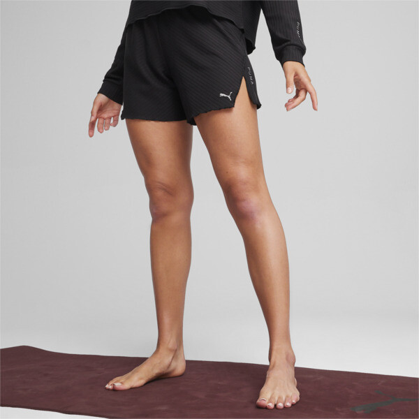 UNWIND STUDIO Women's Training Shorts, PUMA Black, large-ZAF