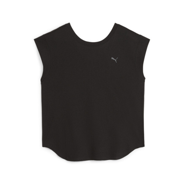 STUDIO FOUNDATIONS Women's Training Tee, PUMA Black, large-ZAF