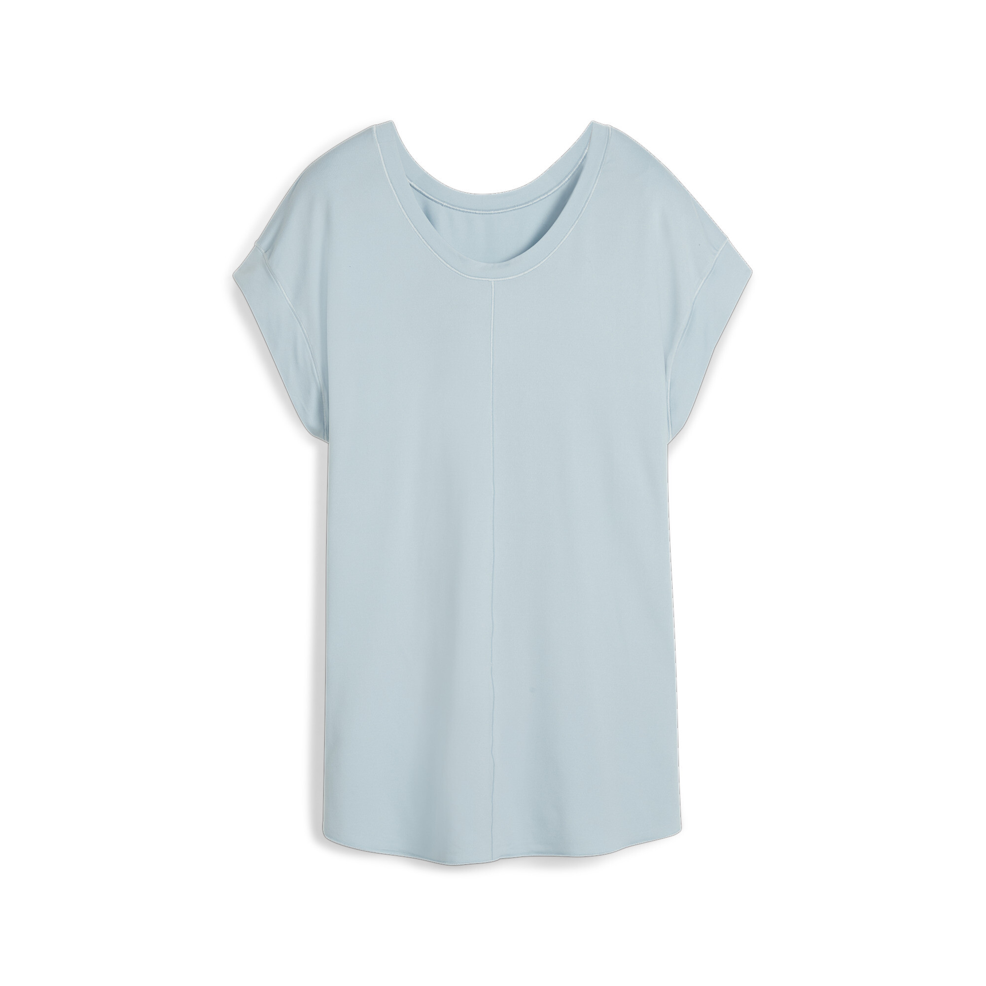 Women's PUMA Maternity STUDIO Training T-Shirt In Blue, Size XS