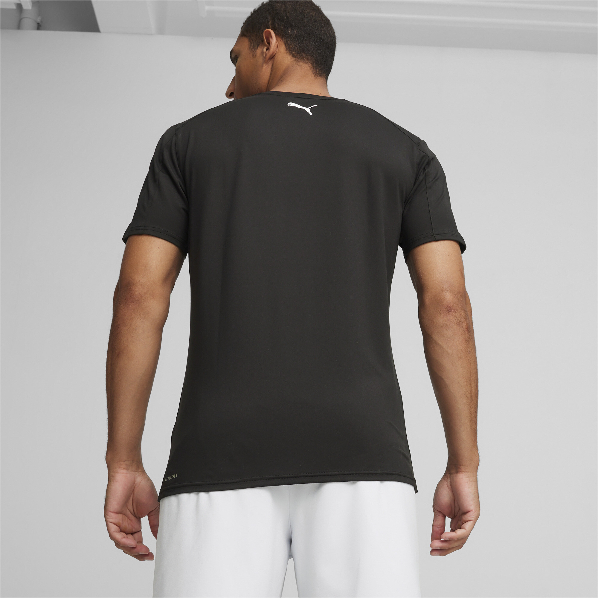 Men's PUMA Cloudspun Training T-Shirt In Black, Size XS