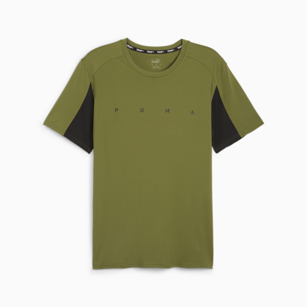 Remera de Training Cloudspun para hombres, Olive Green, large-ARG