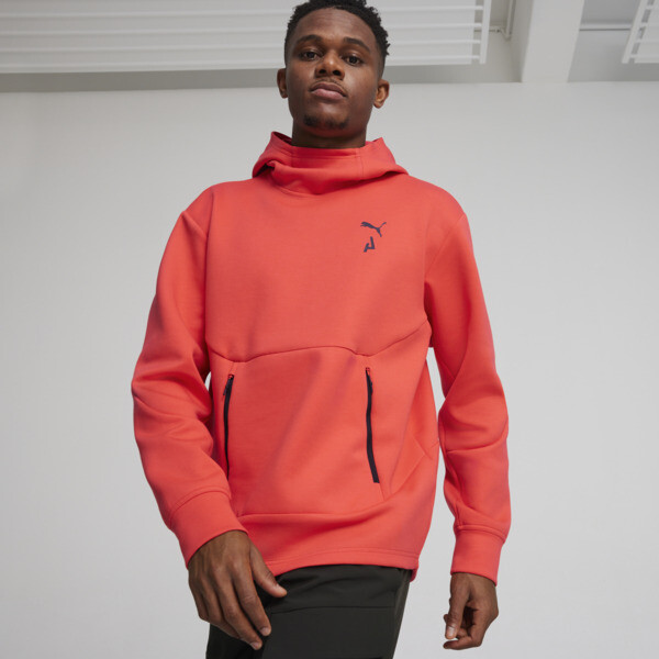 Red puma sweatshirt sale