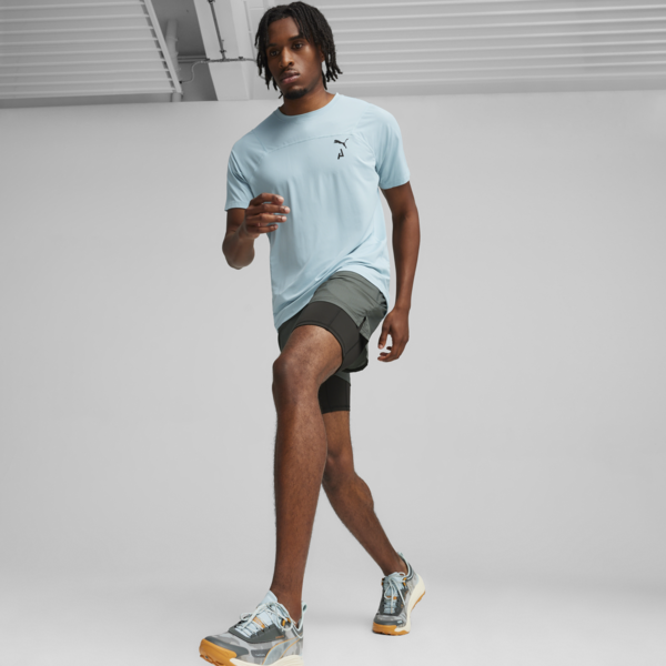 SEASONS 2-in-1 Men's Shorts, Mineral Gray-PUMA Black, large-ZAF