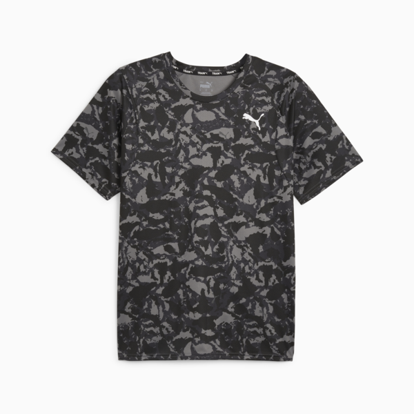 Remera PUMA FIT Ultrabreathe para hombre, PUMA Black-Q1 print, large-ARG
