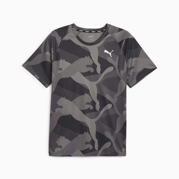 Remera PUMA FIT Ultrabreathe para hombre, PUMA Black-Q2 print, large-ARG
