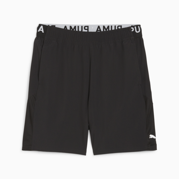 7" Stretch Woven Men's Training Shorts, PUMA Black, large-ZAF