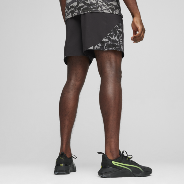 Shorts para hombre PUMA FIT 7", PUMA Black-Q1 print, large-ARG