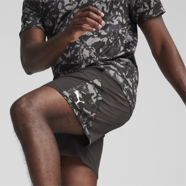 Shorts para hombre PUMA FIT 7", PUMA Black-Q1 print, large-ARG