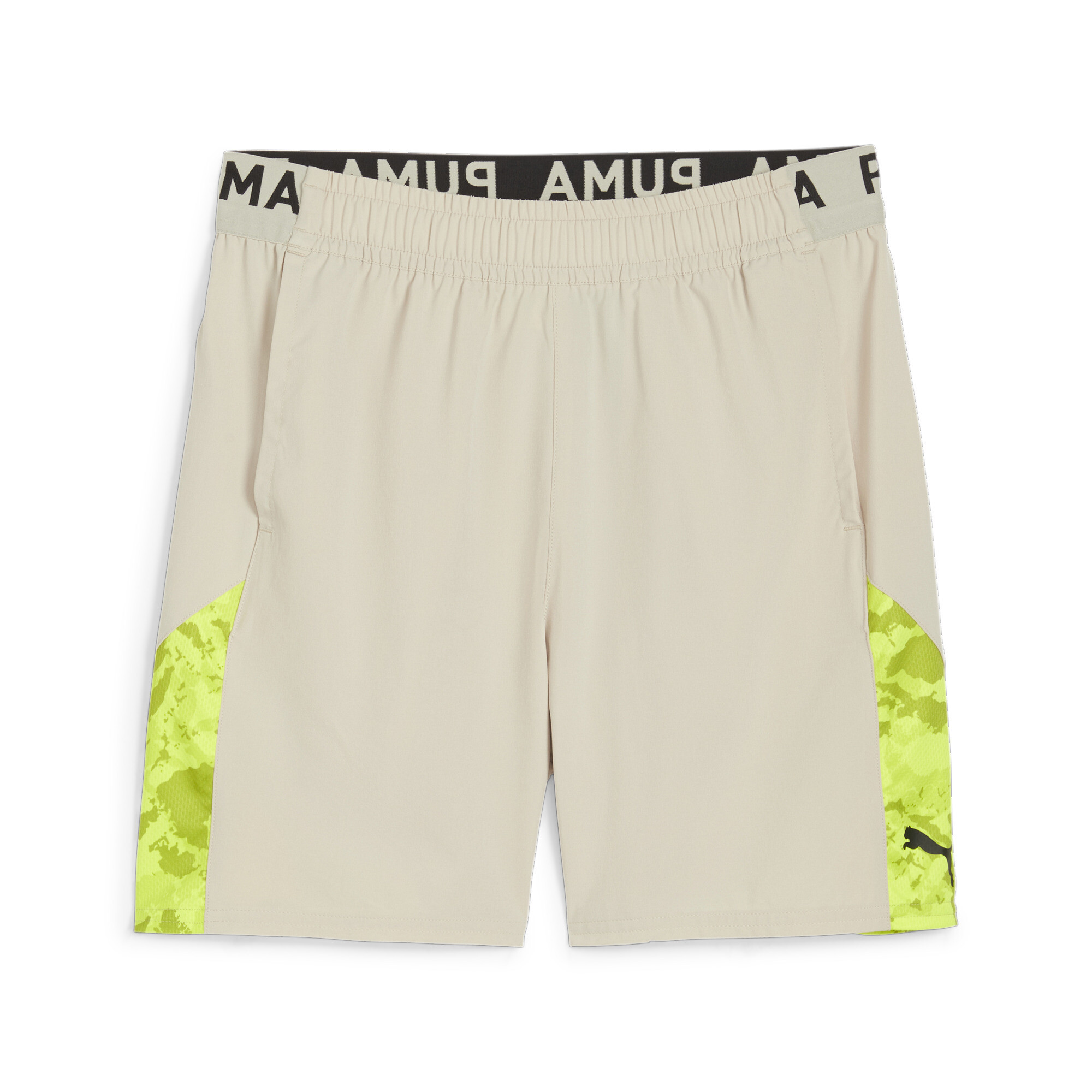 Men's PUMA FIT 7 Shorts In Beige, Size Large