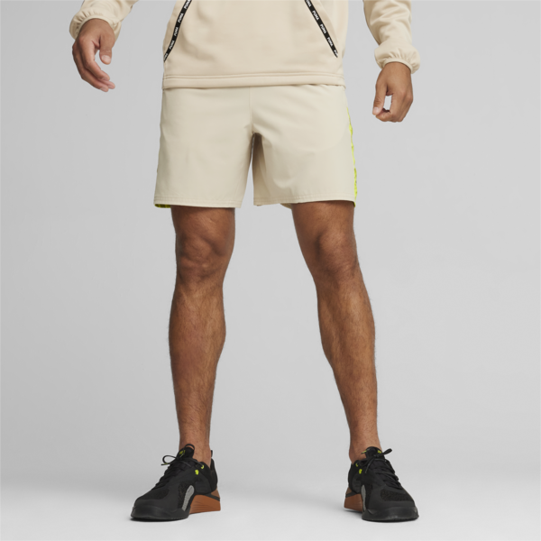 Shorts para hombre PUMA FIT 7", Putty-Q1 print, large-ARG