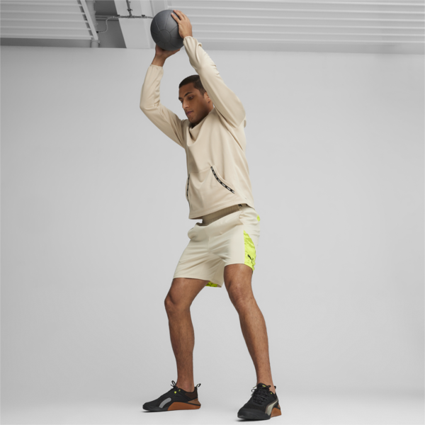 Shorts para hombre PUMA FIT 7", Putty-Q1 print, large-ARG