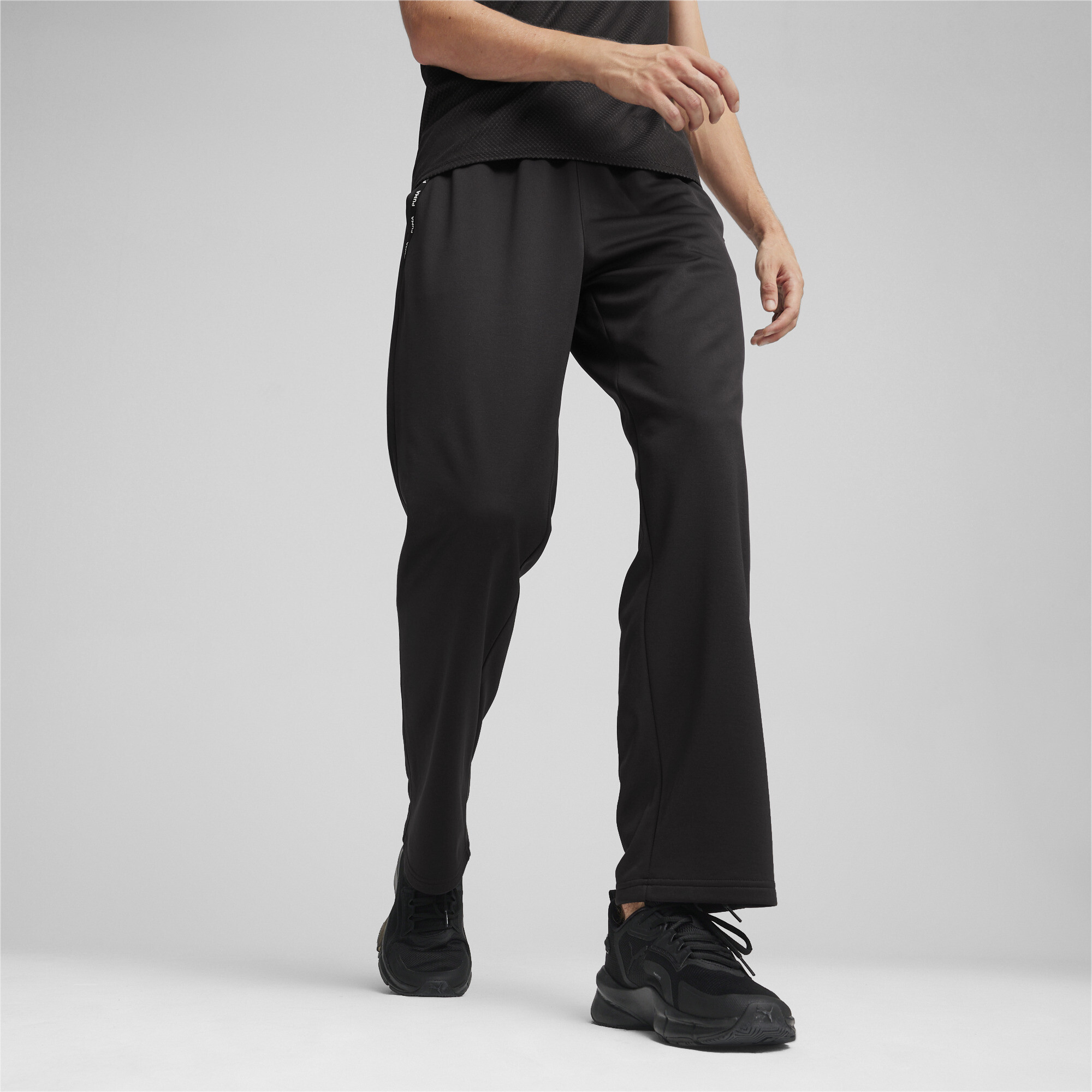 Men's PUMA Fit PWRFLeece Jogger In 10 - Black, Size XL