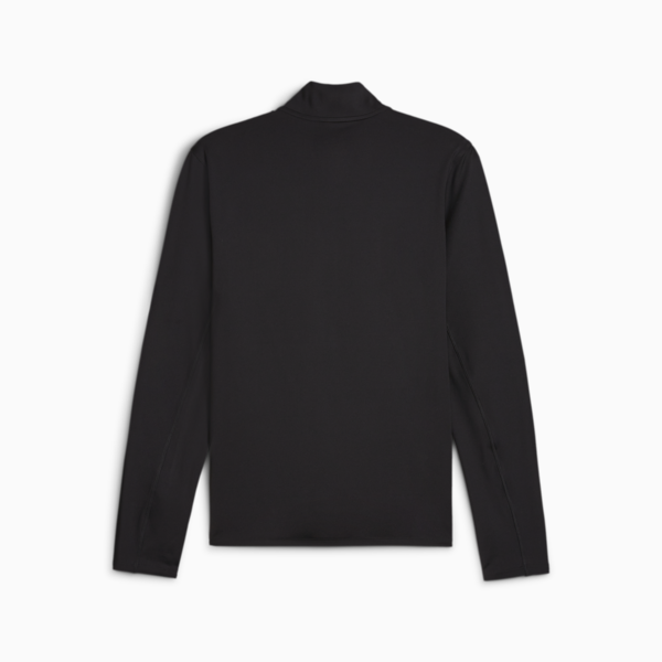 Buzo PUMA FIT Polyspan con cremallera de un cuarto hombre, PUMA Black, large-ARG