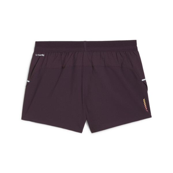 Shorts de running RUN ULTRAWEAVE 3" para mujer, Midnight Plum, large-ARG