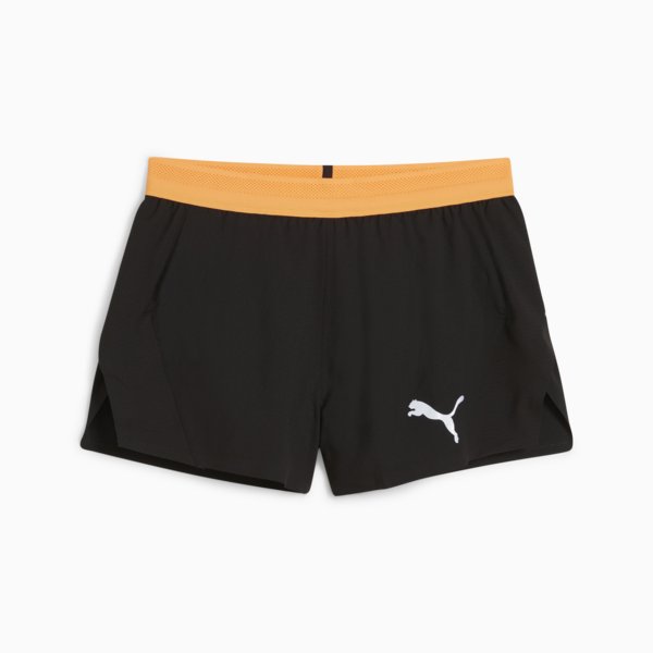 Shorts de running RUN ULTRAWEAVE 3" para mujer, PUMA Black-Sun Stream, large-ARG