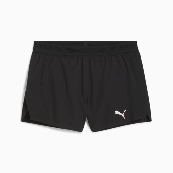 RUN ULTRAWEAVE VELOCITY Women's 3" Running Shorts, PUMA Black-Q3, large-MEX