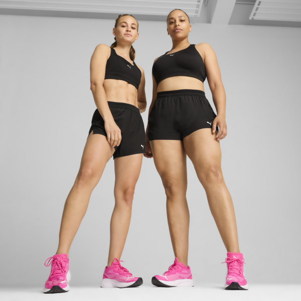 RUN ULTRAWEAVE VELOCITY Women's 3" Running Shorts, PUMA Black-Q3, large-MEX