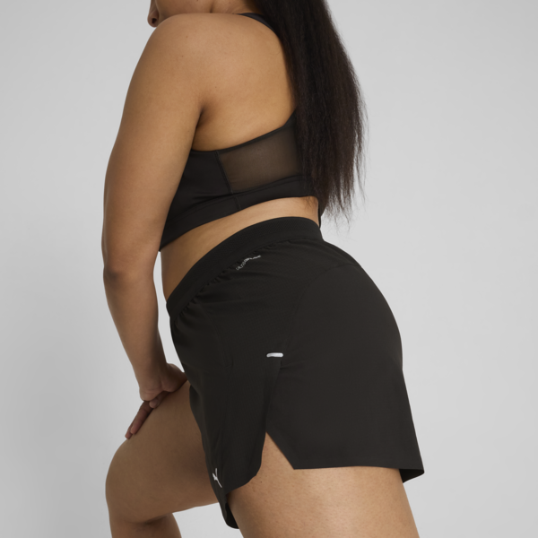 RUN ULTRAWEAVE VELOCITY Women's 3" Running Shorts, PUMA Black-Q3, large-MEX