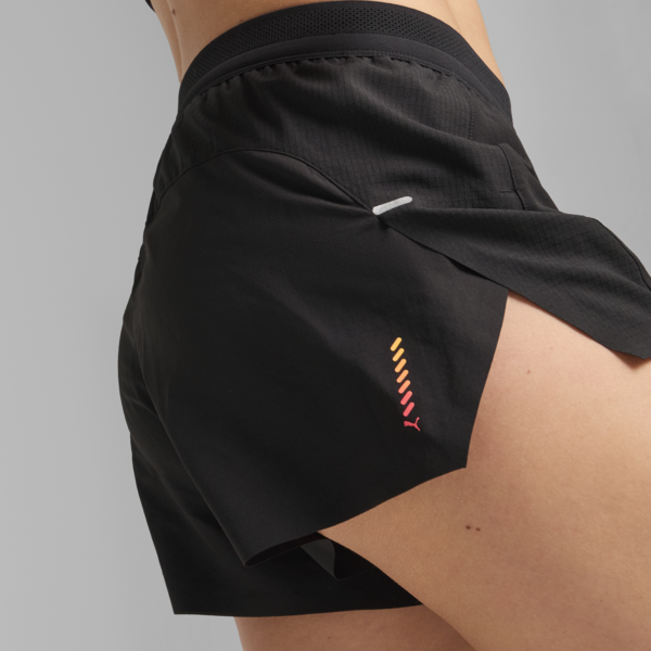 RUN ULTRAWEAVE VELOCITY Women's 3" Running Shorts, PUMA Black-Q3, large-MEX