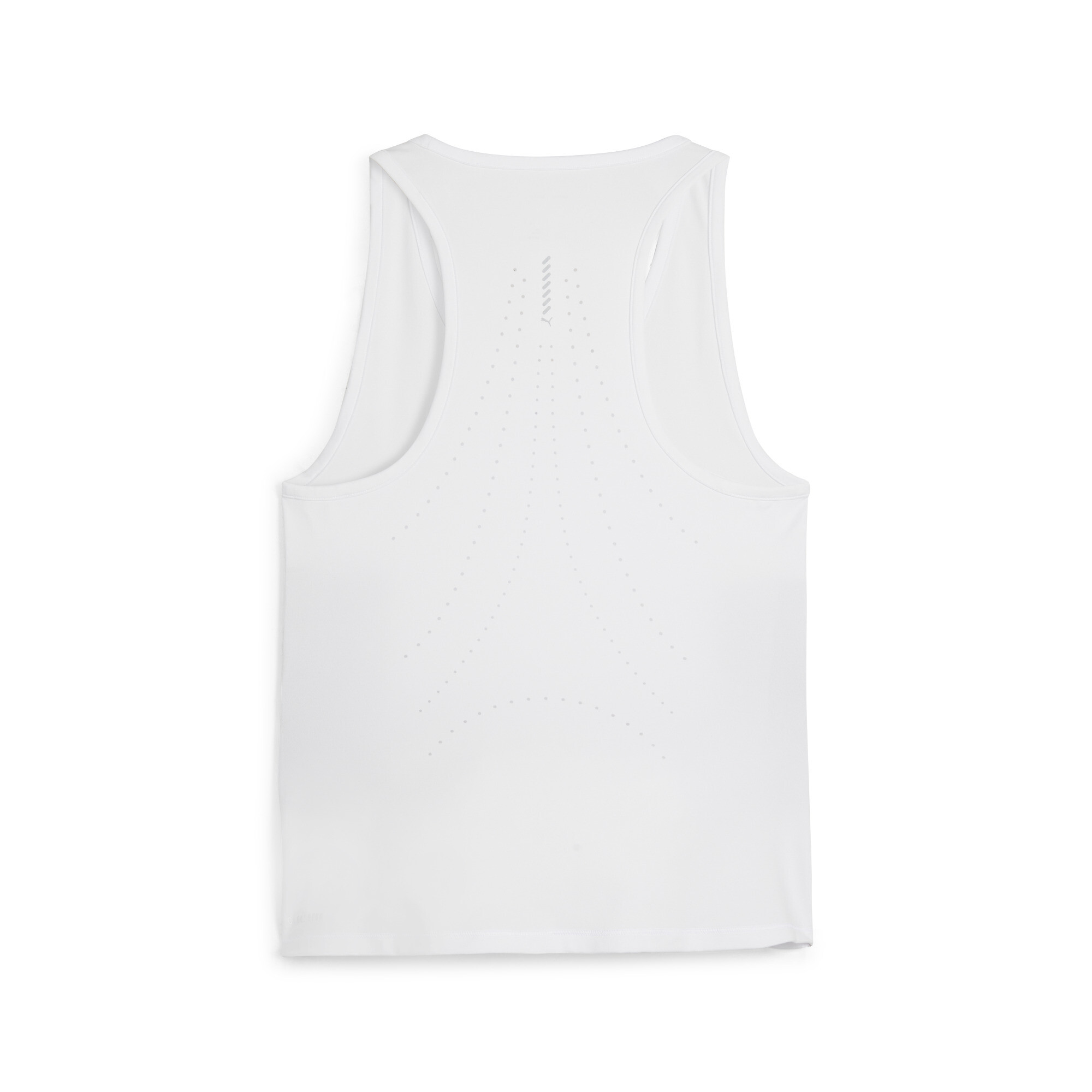 Women's PUMA RUN CLOUDSPUN Running Tank In White, Size XL, Polyester