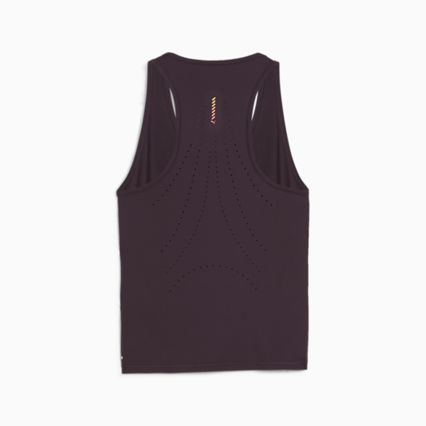 Playera de running sin mangas para mujer RUN CLOUDSPUN, Midnight Plum, large-MEX