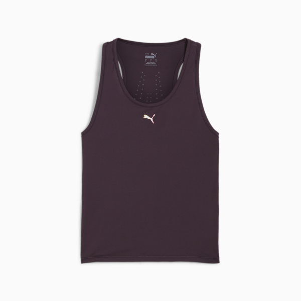 Playera de running sin mangas para mujer RUN CLOUDSPUN, Midnight Plum, large-MEX