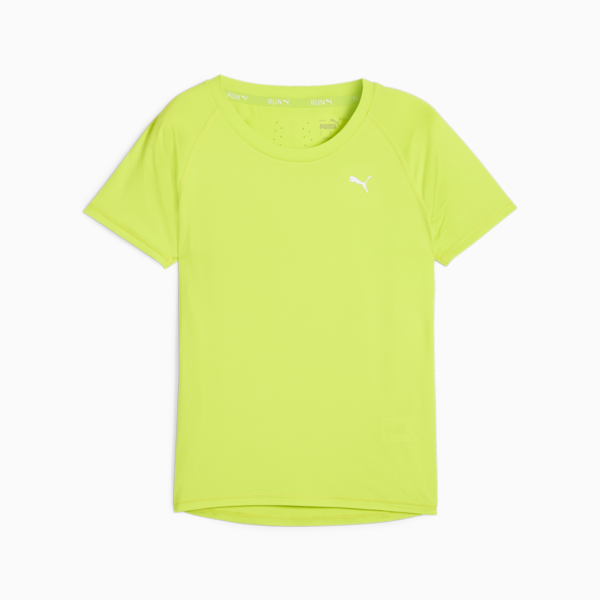 Remera de running RUN CLOUDSPUN para mujer, Lime Pow, large-ARG