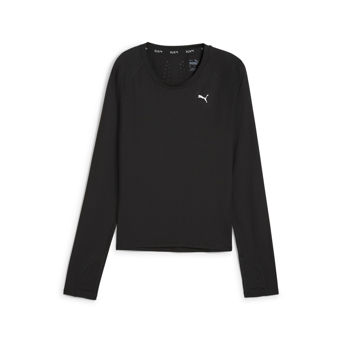 RUN CLOUDSPUN Long Sleeve Women's Running Top in Black by PUMA, Medium