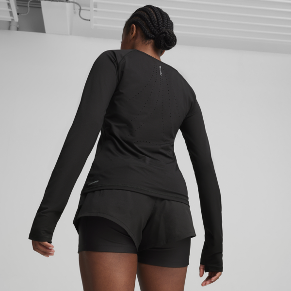 Playera Mujer RUN CLOUDSPUN, PUMA Black, large-MEX