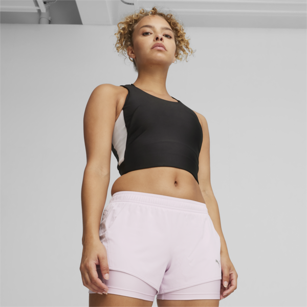 Top de running para mujer Run ULTRAFORM, PUMA Black-Grape Mist, large-ARG