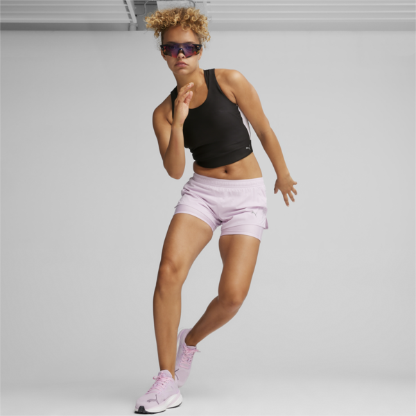 Top de running para mujer Run ULTRAFORM, PUMA Black-Grape Mist, large-ARG