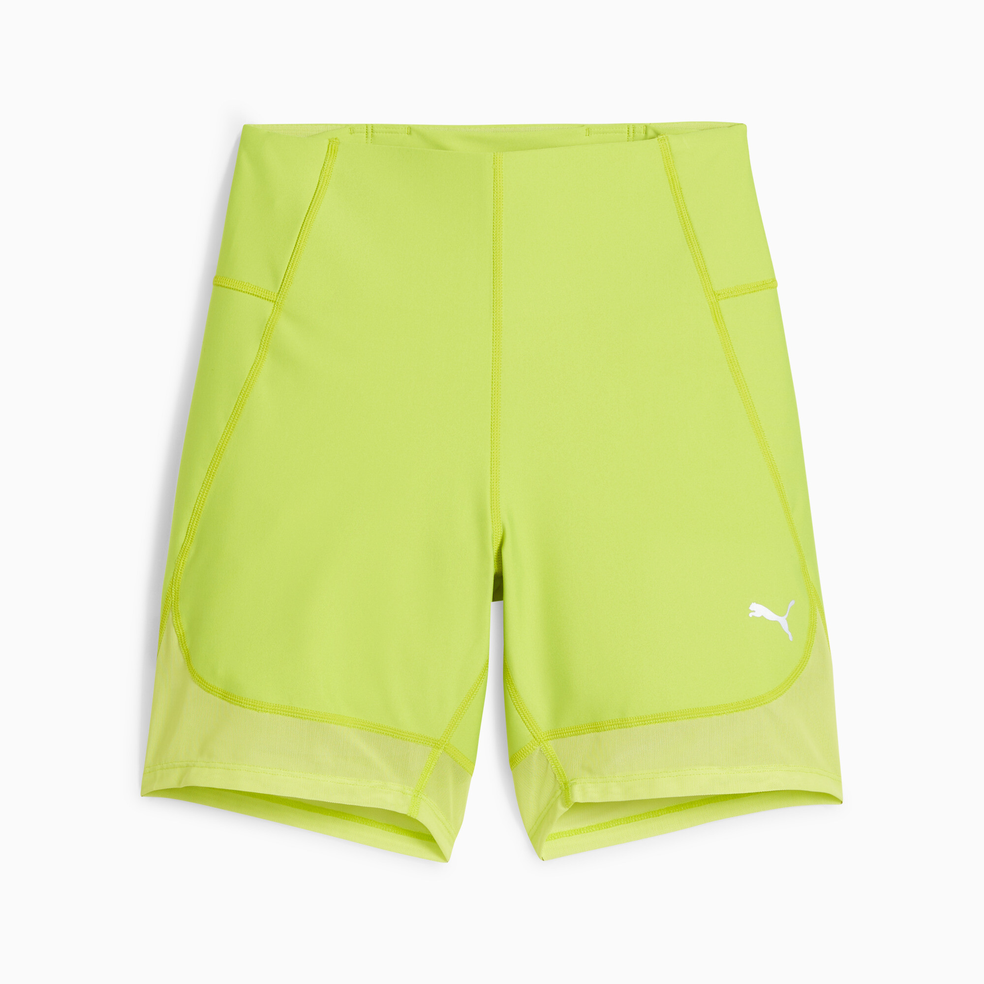 Women's Puma RUN ULTRAFORM 6's Running Shorts, Green, Size XS, Clothing