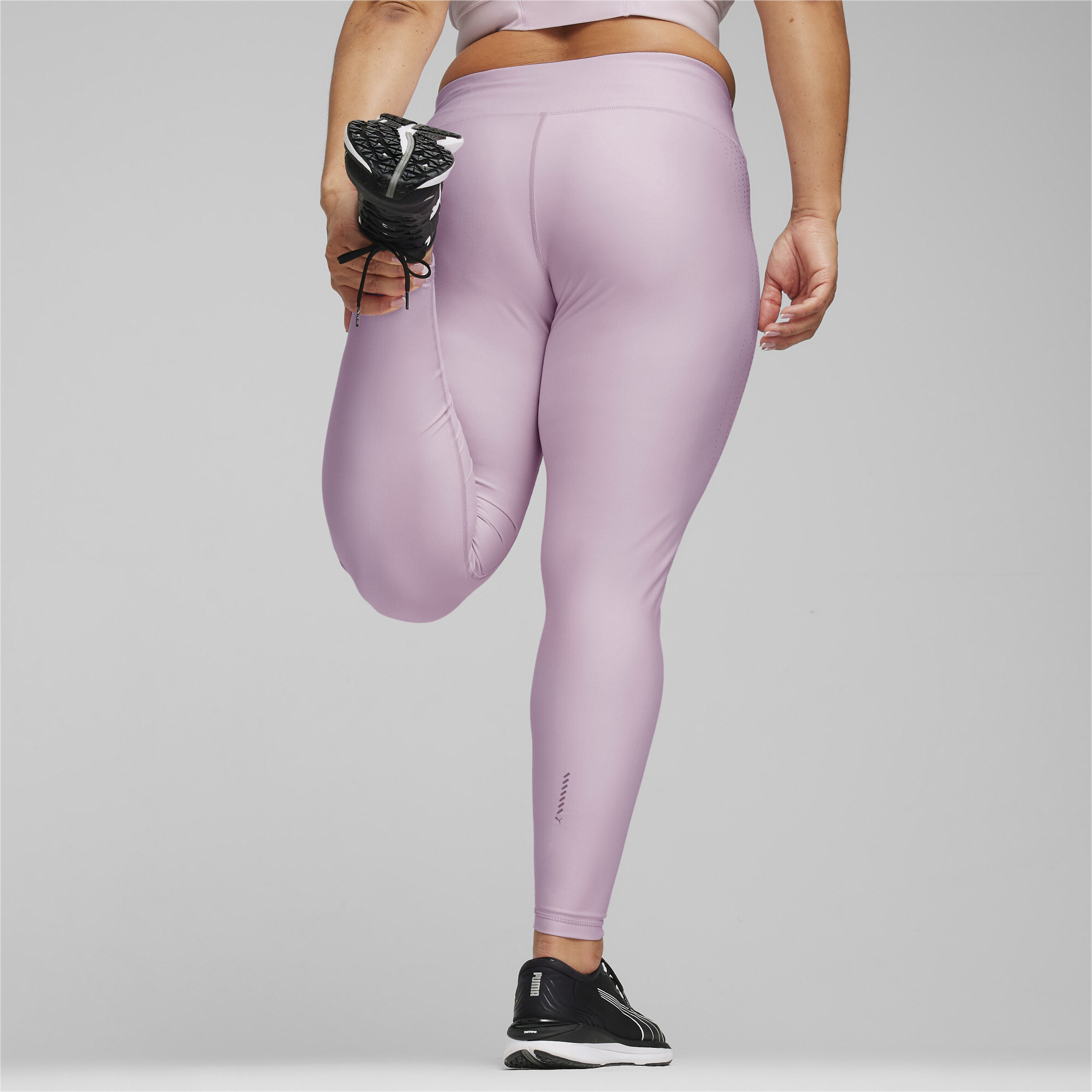Women's PUMA RUN ULTRAFORM Running Tights In Purple, Size Small