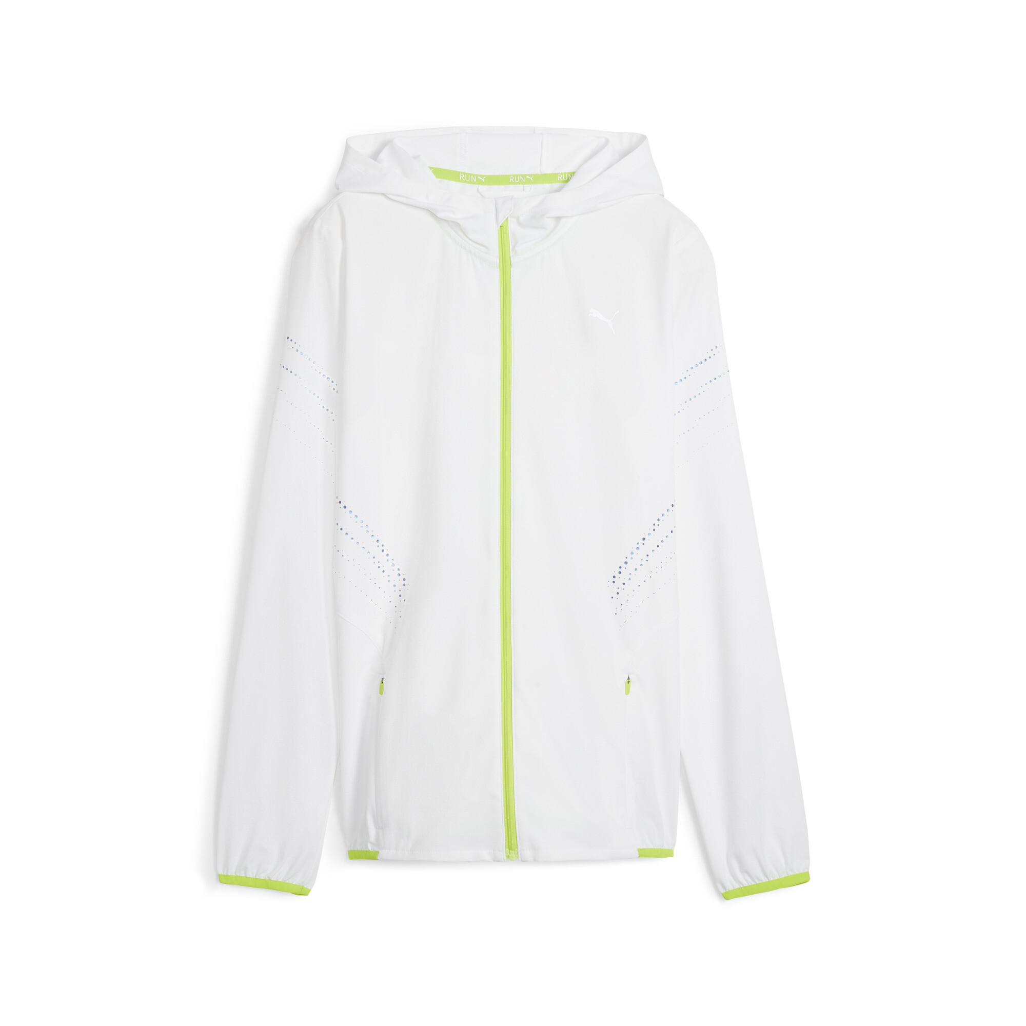 Women's Puma RUN ULTRAWEAVE's Running Jacket, White, Size XS, Clothing