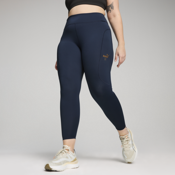 PUMA x First Mile Women's Running Tights, Club Navy, large-ZAF
