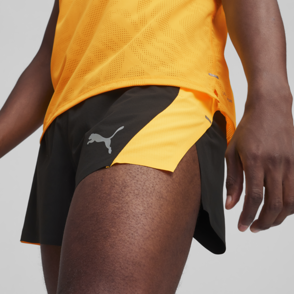 SHORTS DE RUNNING DE ALTO RENDIMIENTO CON RAJA DE 7,6 CM PARA HOMBRE RUN VELOCITY, PUMA Black-Sun Stream, large-ARG