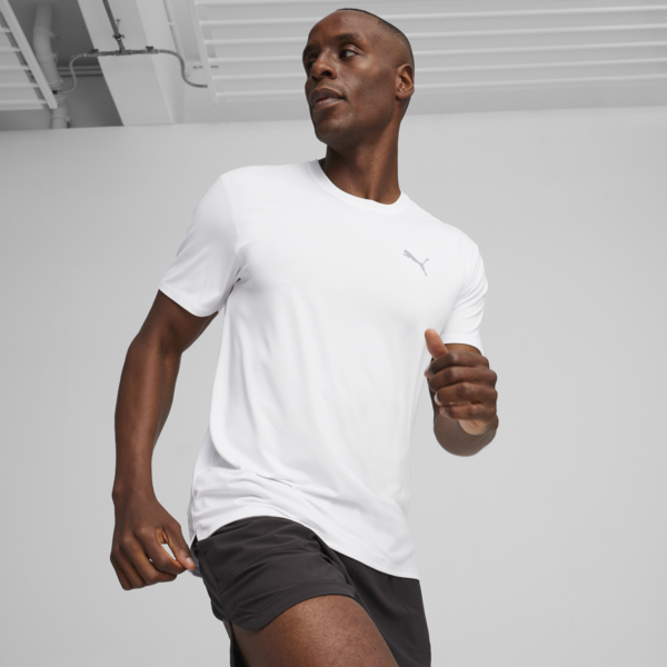 RUN CLOUDSPUN SHORT SLEEVE MEN'S RUNNING TEE, PUMA White, large-ZAF