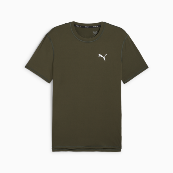 Remera Run Cloudspun, Dark Olive, large-ARG
