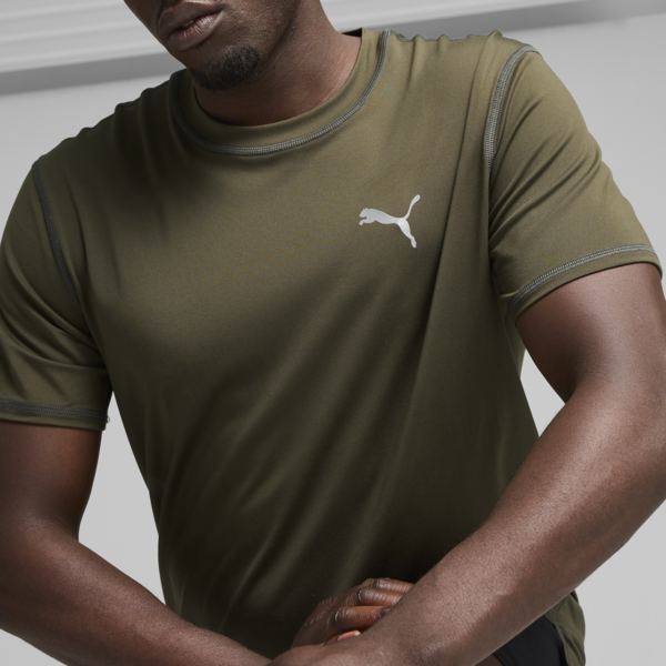 Remera Run Cloudspun, Dark Olive, large-ARG
