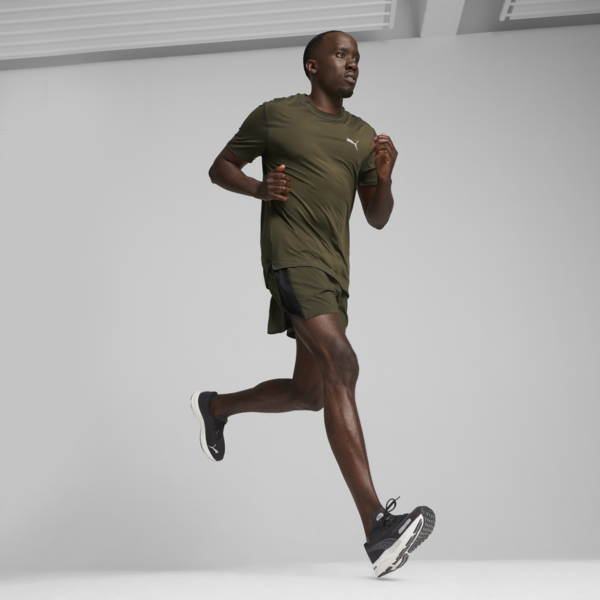 Remera Run Cloudspun, Dark Olive, large-ARG