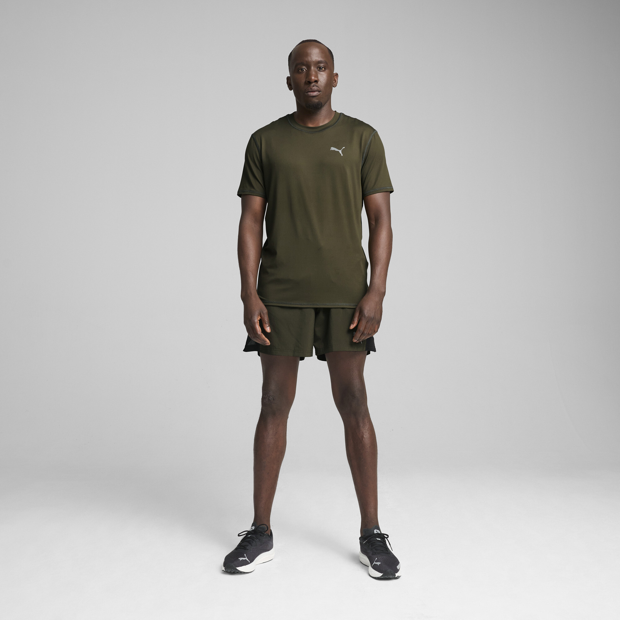 RUN CLOUDSPUN HARDLOOPSHIRT MET KORTE MOUWEN voor Heren, Maat M | PUMA