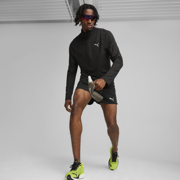 Buzo con cierre Run Cloudspun, PUMA Black, large-ARG